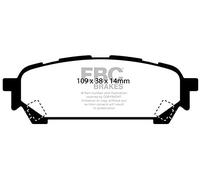 EBC Brakes DP21687 Greenstuff Pastillas de freno