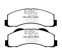 EBC Brakes DP61855 Greenstuff - Pastillas de freno serie 6000er, color verde