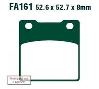 PASTILLAS DE FRENO PARA KAWASAKI ZX-7R NINJA 96> TRASERO EBC FA161 ORGÁNICO MOTO