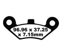 EBC Brakes FA453TT Juego de pastillas de freno