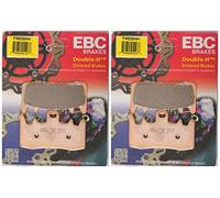 EBC Pastillas de freno de metal sinterizado Double-H FA630HH (2 paquetes, suficientes 2 rotores)