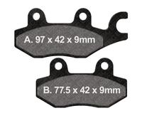 EBC Brakes FA197 Juego de pastillas de freno