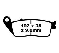 EBC Juego de pastillas de freno SFA196 Kevlar orgánica para patinete