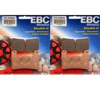 EBC sinterizado doble H pastillas de freno delantero (2 juegos) 2004 - 2009 Suzuki GSX-R750/FA379HH
