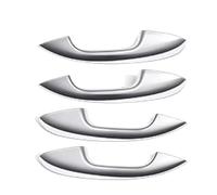 EBDFGHK Carcasa Manija Auto Compatible con Benz para GLE GLS Clase 2020 2021-2023 Kit De Tapa De Moldura De Manija De Puerta Exterior Cromada Plateada Accesorios para Automóvil LHD