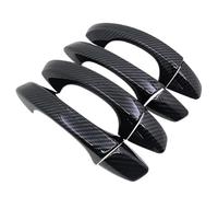 EBDFGHK Carcasa Manija Auto Compatible con Seat para Arona KJ7 2017-2019 2020 2021 2022 Embellecedor Manija Puerta Exterior Fibra Carbono Accesorios para Coche Pegatina Protectora Estilo