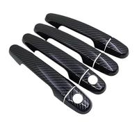 EBDFGHK Carcasa Manija Auto Compatible con Toyota para Corolla para Blade 2006 2007 2008 2009 2010 2011 2012 Embellecedor Manija Puerta De Fibra De Carbono Negra Accesorios para Coche