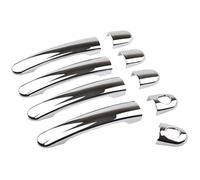 EBDFGHK Carcasa Manija Auto Compatible con VW para Passat para B5 1998 1999 2000 2001 2002 2003-2005 Cubierta Cromada para Manija Puerta Moldura Tapa De Bisel Accesorios Adorno
