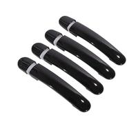 EBDFGHK Carcasa Manija Auto Compatible con VW para Polo 2010 2011 2012 2013 2014 2015 2016 2017 Cubiertas De Manijas De Puerta De Coche Cromadas Negras Accesorios Coche Pegatinas Estilo