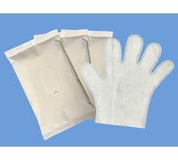 EbenEzer Toallitas de Limpieza para Mascotas Desechables, Guantes higiénicos húmedos limpiadores para Mascotas, Toallitas de Guante desodorantes para Perros - Aroma de té Verde, Naturales - Pack 18