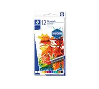 STAEDTLER-2420 ST Ceras Blandas, Multicolor, 12 Pasteles (Faber Eberhard 2420 C12)