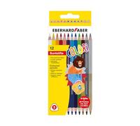 Eberhard Faber 514811 - Juego de lápices de colores Colori, 12 lápices de colores dúo con 24 colores