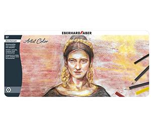 Eberhard Faber 516937 - Set de dibujo Artist Colour, 37 piezas, para bocetos y dibujos a la tiza