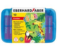 Eberhard Faber 524011 - Crayón de cera Colori, 10 crayones de cera resistentes a