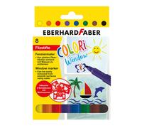 Eberhard Faber 550022 - Colori Window Marker in 8 Colours, Window Colouring Pens
