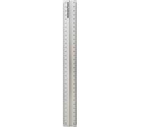 Eberhard Faber 570009 - Regla de aluminio, aprox. 30 cm, regla de metal antideslizante e irrompible