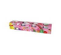 Eberhard Faber 572511 - Plastilina para modelar purpurina 4 colores, 100 g cada uno, plastilina infantil en vasos resellables