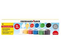 Eberhard Faber 575506 - Pinturas escolares EFA Color, 6 colores de 25 ml cada uno incl. paleta mezcladora