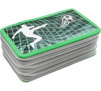 Eberhard Faber 577473 - Estuche para lápices de fútbol Triple Decker con 36 Piezas, Estuche para lápices para niños y niñas