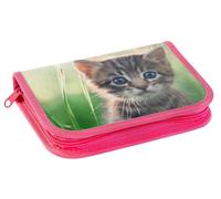 Eberhard Faber 577557 - Gato portalápices, lleno de 42 utensilios de escritura,