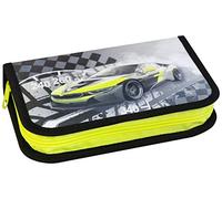 Eberhard Faber 577574 - Estuche para lápices Race Car, con 32 útiles de escritura, estuche para lápices