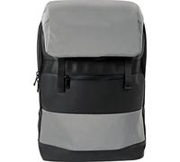 Eberhard Faber 577635 - Mochila escolar Reflektor negro-gris X-Style, con 2 compartimentos, compartimento para portátil y reflectores