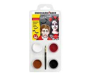 Eberhard Faber 579027 - Set de maquillaje infantil Drácula, 4 colores de maquillaje con pincel e instrucciones