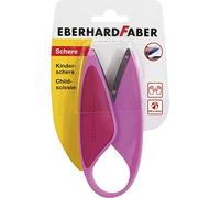 Eberhard Faber 579928 - Tijera infantil para zurdos y diestros, ideal para recortar y hacer manualidades con niños pequeños, rosa