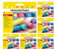 Eberhard Faber 599027 - Tiza de Carretera Colori, 36 tizas en 6 Vivos Colores