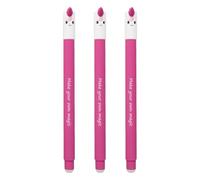 EBERHARD FABER 599036 - Bolígrafo roller borrable Unicornio, 3 bolígrafos Animal Erase it, bolígrafo gel azul 0,7 mm