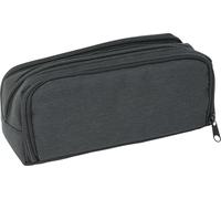 EBERHARD FABER - Estuche con 3 Compartimentos, Antracita/Negro