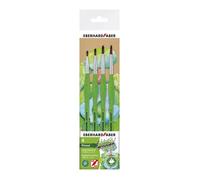 Eberhard Faber Winner 579926 Synthetic Set with 4 Fine Brush Sizes for Many Draw