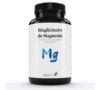 Ebers Bisglicinato de Magnesio + Vitaminas B1, B6, B12 | 60 cápsulas | Alta Absorción Biodisponibilidad | Sin Molestias Digestivas | Vegano, Sin Gluten y Sin Lactosa
