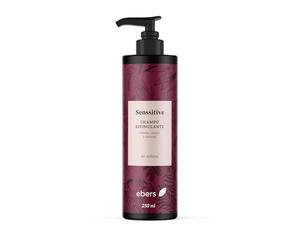 Ebers Champú Sin Sulfatos Estimulante 250 ml (Cebolla, lavanda y romero) protección del color con ingredientes de origen natural