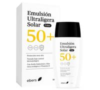 Ebers Emulsión Ultraligera Solar Facial Color SPF50+ 50 ml