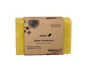 Ebers Jabón Aromático Afrodisiaco, Amarillo, Limón, 100 Gramo