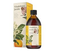 Ebers Vitadefense Jarabe 250 ML, Adultos (+12 años) | Defensas y energía | Sabor a naranja | Base con prebióticos