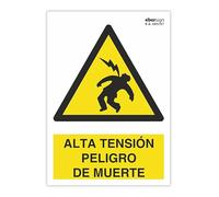 EberSign | Señal de Advertencia "Alta Tensión Peligro de Muerte"