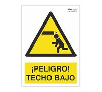 EberSign | Señal de Advertencia "¡Peligro! Techo Bajo" A4