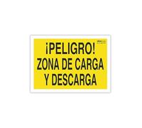 EberSign | Señal de Advertencia "¡Peligro! Zona de Carga y Descarga (Solo texto)" A3
