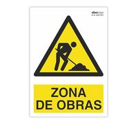 EberSign | Señal de Advertencia "Zona de Obras" A4 (A3)