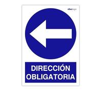 EberSign | Señal de Obligación Dirección Obligatoria (A4)
