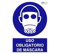 EberSign | Señal de Obligación Uso Obligatorio de Máscara (A4)