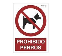 EberSign | Señal de Prohibición "Prohibido Perros" Normativa ISO (A4)