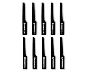 EBERTH 10 hojas de sierra de calar T24 (10 piezas), longitud total 95 mm, repuesto para la sierra de cuerpo neumático EBERTH IW8-P38, con 24 dientes por pulgada, para acero aluminio plástico