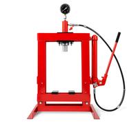 EBERTH 10t Prensa hidráulica de taller manómetro fuerza presión mandril garage