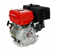 EBERTH Motor de gasolina para kart de 13 CV 9,56 kW con eje cónico de 22 mm Ø, protección del nivel de aceite, motor de gasolina de 4 tiempos, 1 cilindro, 389 cc de cilindrada, arranque por retroceso