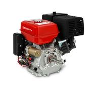 EBERTH 15 CV 11,03 kW Motor de gasolina con eje cónico de 22 mm Ø, arranque eléc