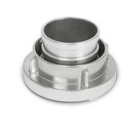 EBERTH Acoplamiento de aspiración Storz B, acoplamiento de manguera de 3 pulgadas, diámetro exterior de la boquilla de 75 mm, acoplamiento de alta presión, para bomberos, acoplamiento