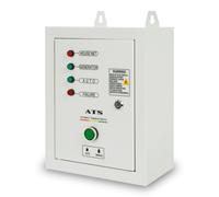 EBERTH ATS alimentación de emergencia hasta 15kW, 3 fases, 400V, conmutador de transferencia automático para generadores, para alimentación en la red doméstica, cable de control de 1,5m incluido
